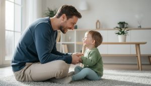 Präsenz im Alltag als Vater: Wie du echte emotionale Nähe zu deinem Kind schaffst