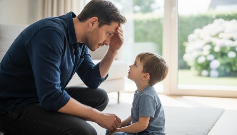 Mein Partner ist ständig gereizt mit den Kindern